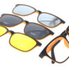TR90 CLIPON Negro-Naranja